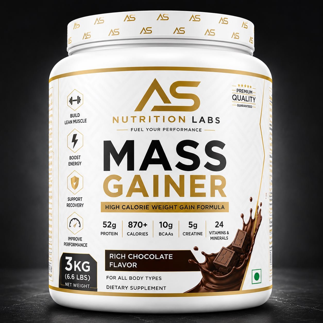 AS Nutrition Labs Mass Gainer
