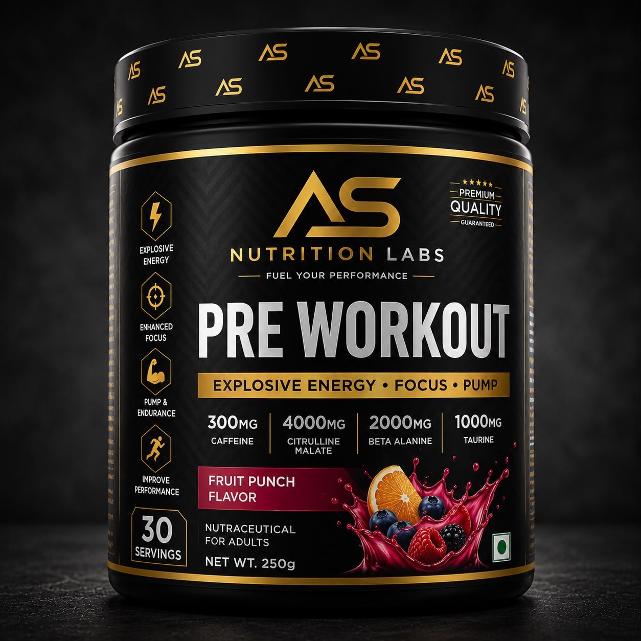 AS Nutrition Labs Pre-Workout